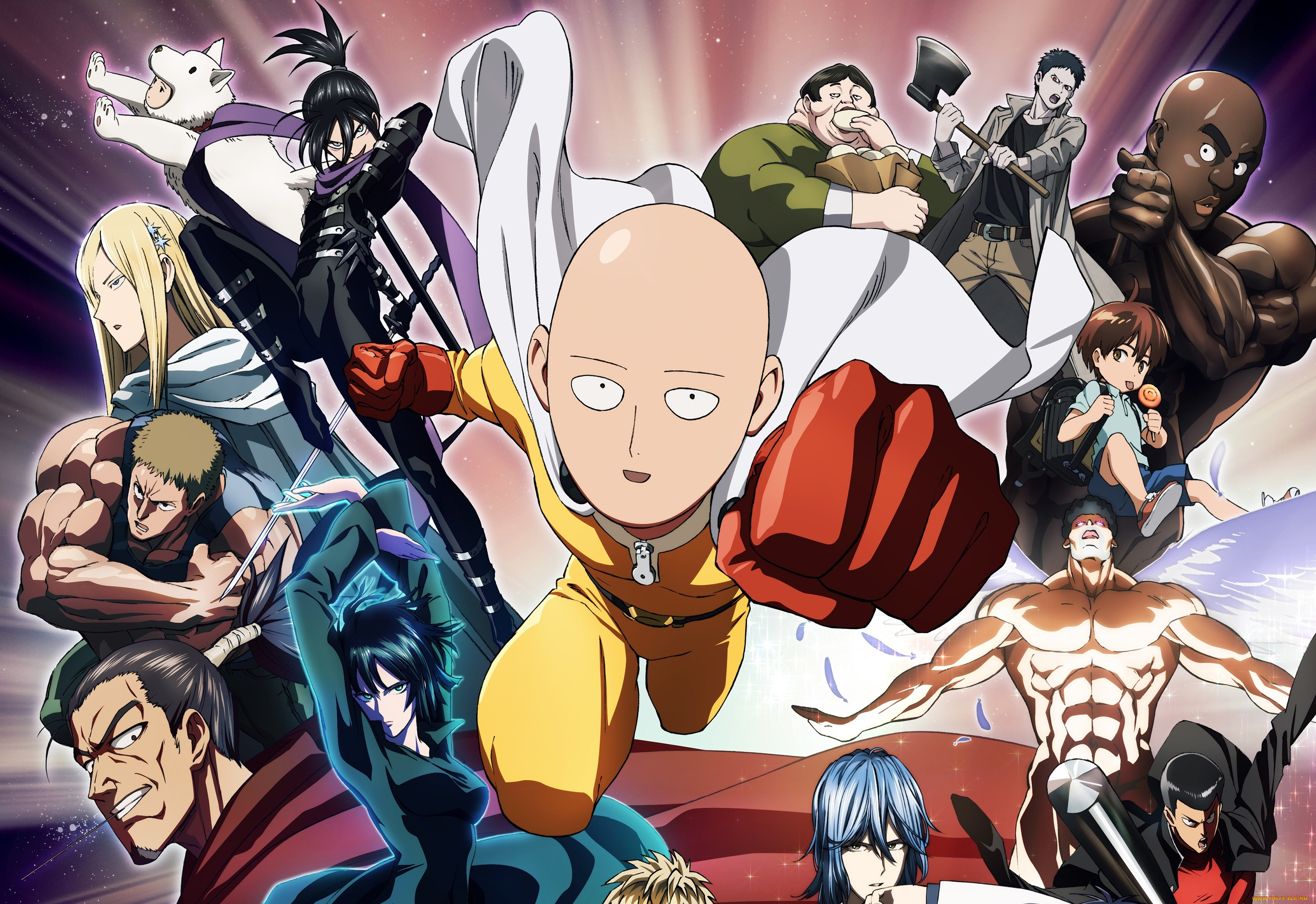 Обои Аниме One Punch Man, обои для рабочего стола, фотографии аниме, one  punch man, персонажи Обои для рабочего стола, скачать обои картинки  заставки на рабочий стол.